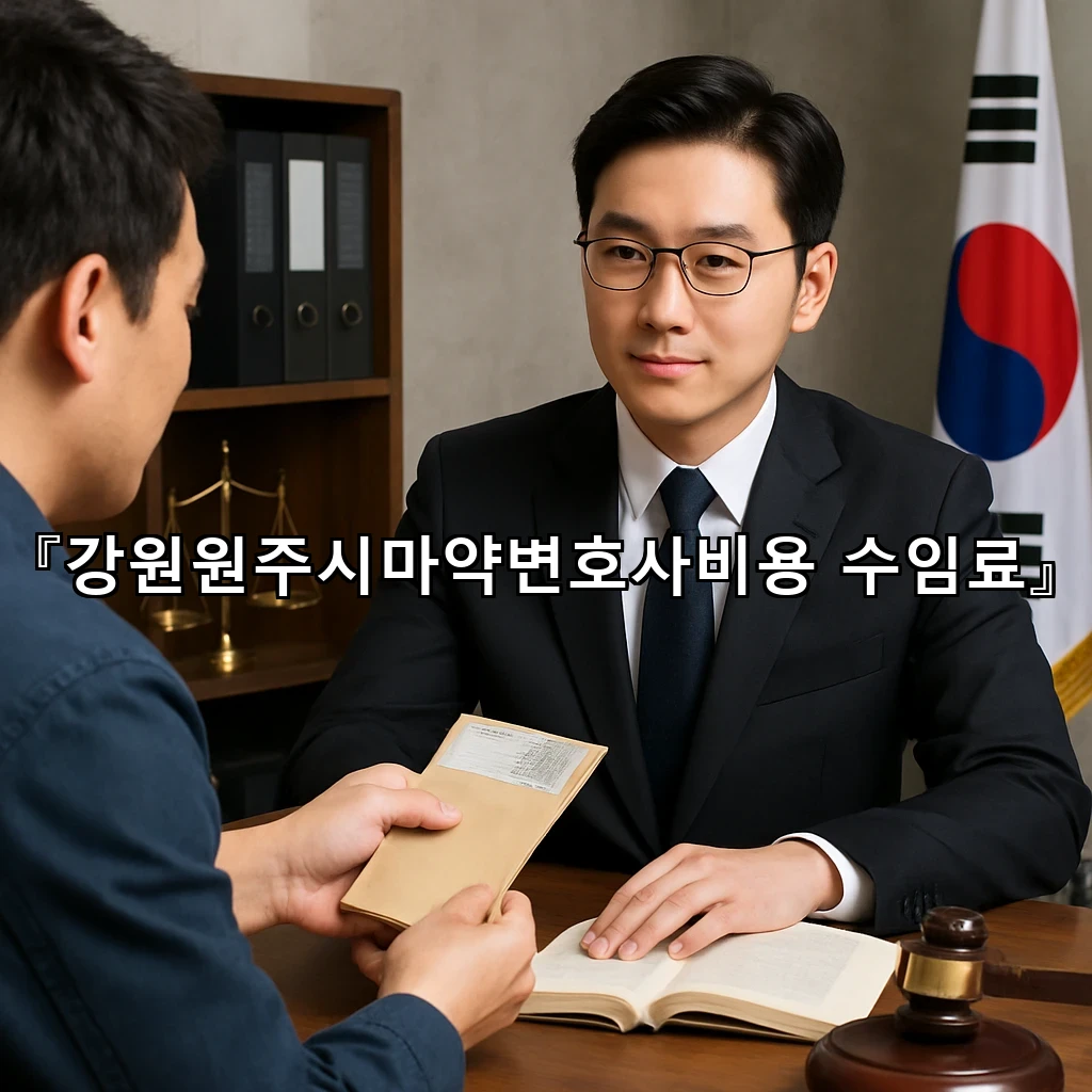 legal image 강원원주시마약변호사비용 수임료 8025