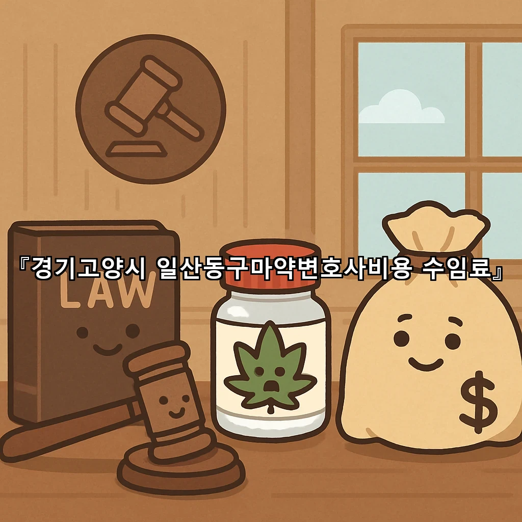 경기고양시 일산동구마약변호사비용 수임료