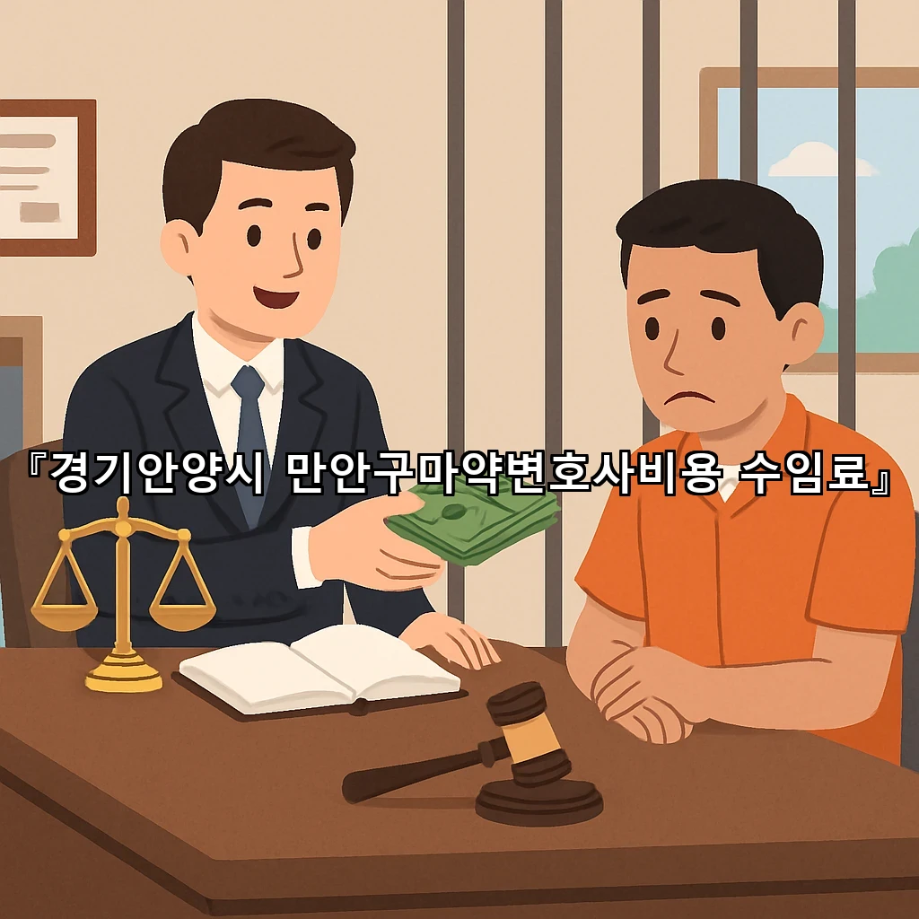 경기안양시만안구마약변호사비용수임료를 둘러싼 절차와 확인 포인트