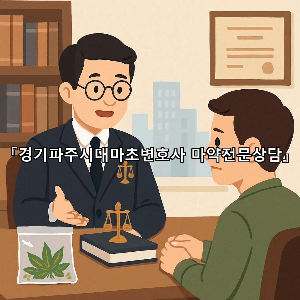 경기파주시대마초변호사 마약전문상담