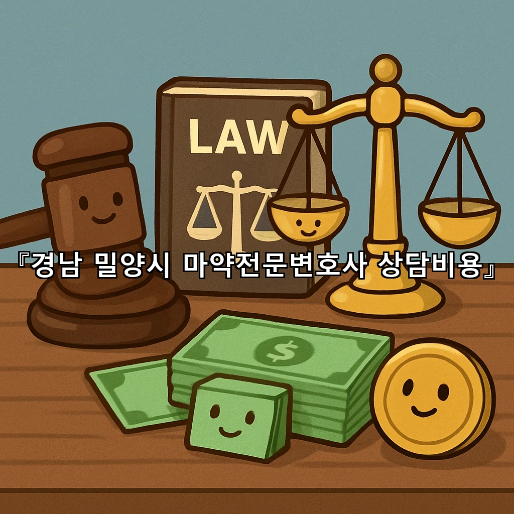 경남밀양시마약전문변호사상담비용 비교보다 중요한 상담 선택 기준