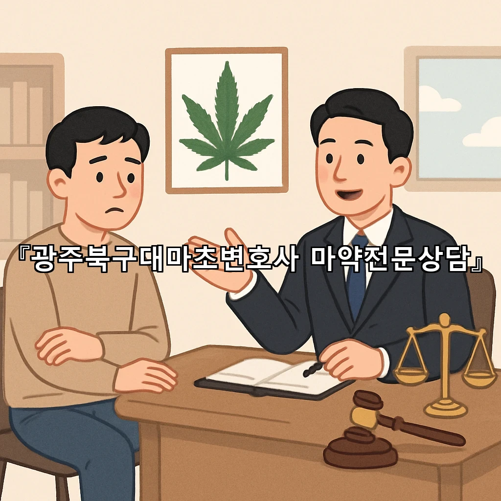 광주북구대마초변호사 마약전문상담