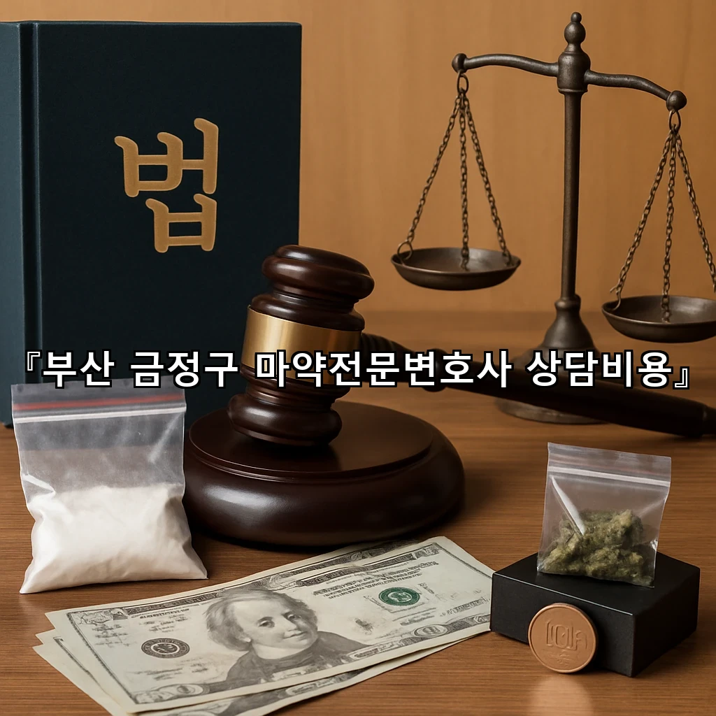 부산금정구마약전문변호사상담비용 기준을 먼저 살피는 실무 안내서