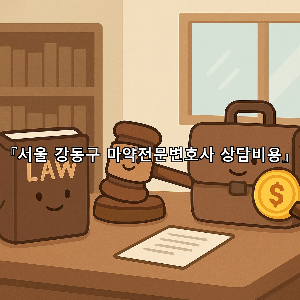 서울 강동구 마약전문변호사 상담비용