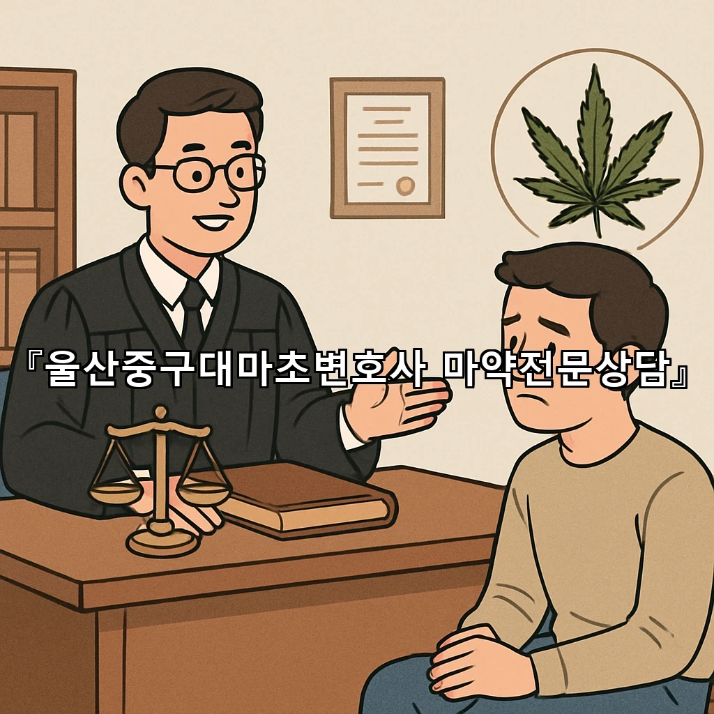 울산중구대마초변호사 마약전문상담