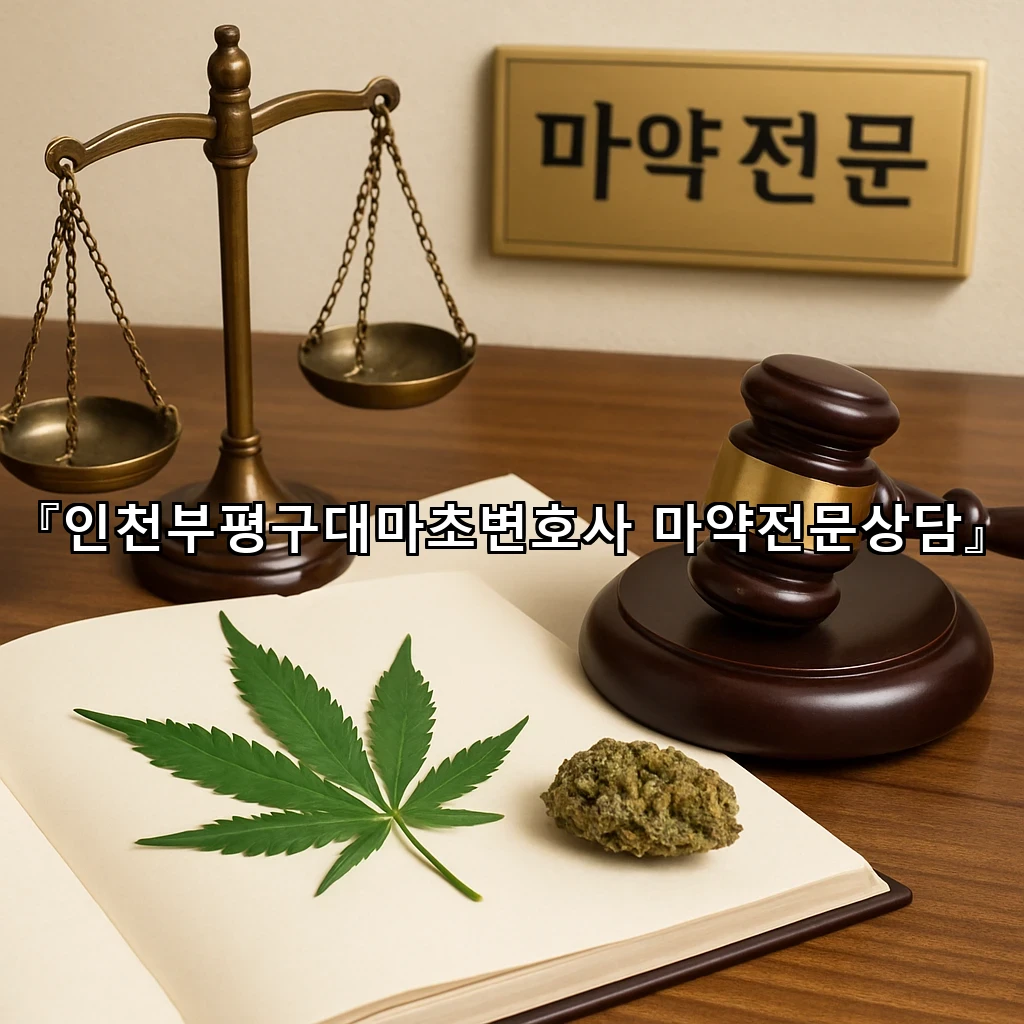 인천부평구대마초변호사마약전문상담 상담 뒤 달라지는 대응의 기준