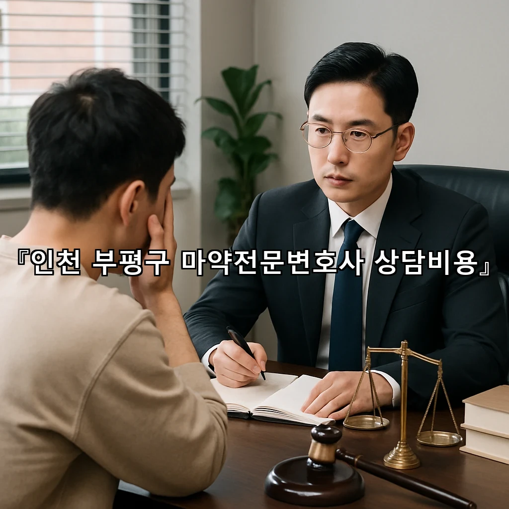 인천부평구마약전문변호사상담비용 첫 상담에서 확인할 준비와 흐름