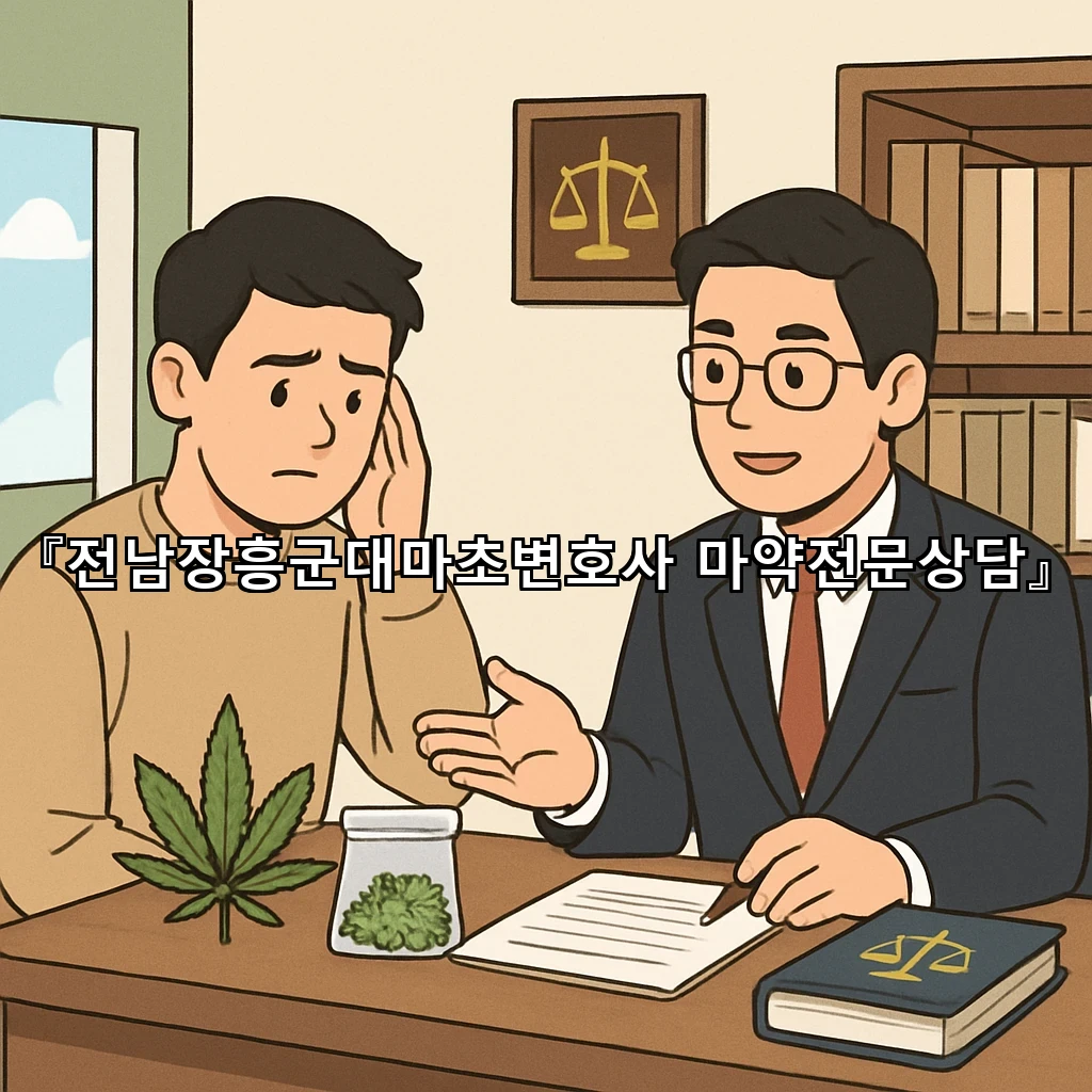 전남장흥군대마초변호사 마약전문상담