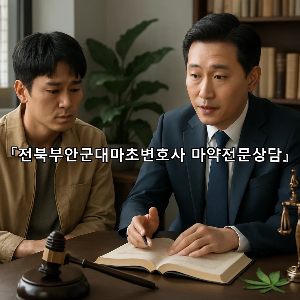 전북부안군대마초변호사 마약전문상담