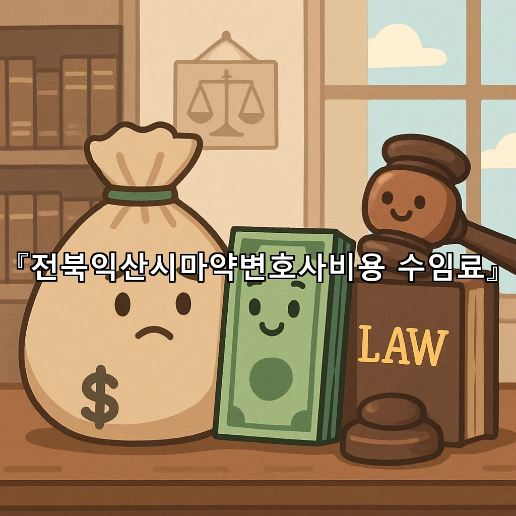 전북익산시마약변호사비용수임료 상황별 차이를 이해하는 준비 방법