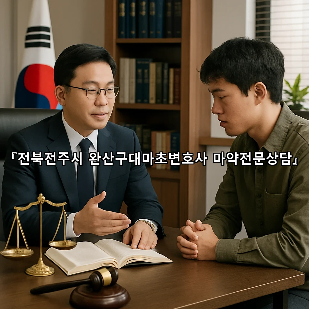 전북전주시 완산구대마초변호사 마약전문상담
