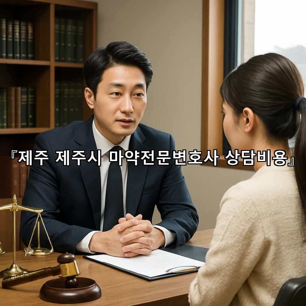 제주 제주시 마약전문변호사 상담비용