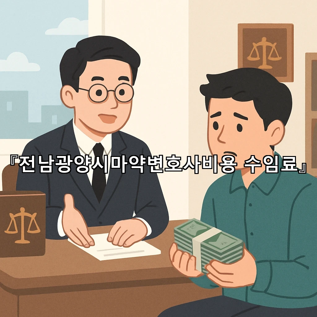 legal image 전남광양시마약변호사비용 수임료 10722