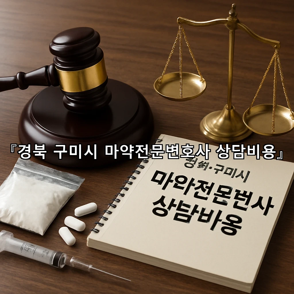 경북 구미시 마약전문변호사 상담비용