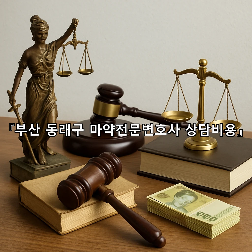부산 동래구 마약전문변호사 상담비용