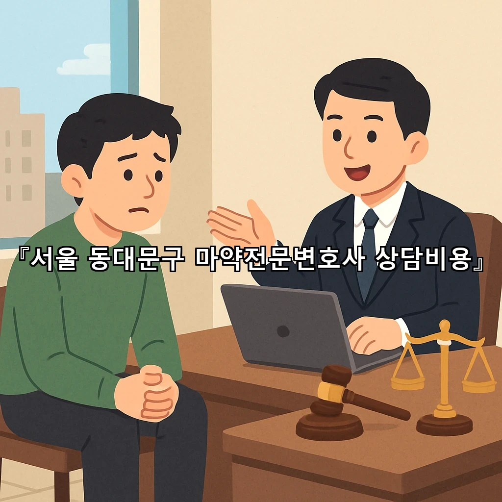 서울 동대문구 마약전문변호사 상담비용