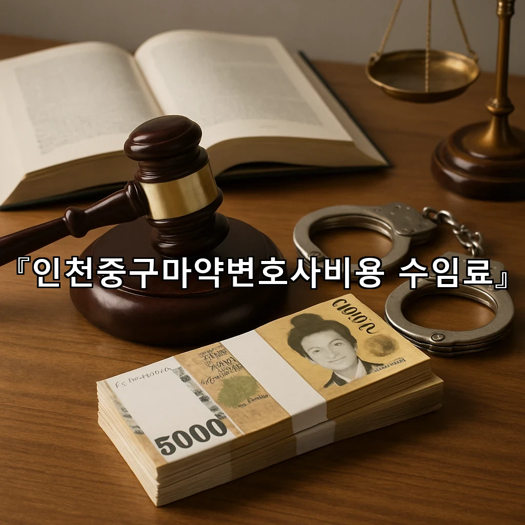 인천중구마약변호사비용수임료 상담 전 알아둘 기준과 준비 순서