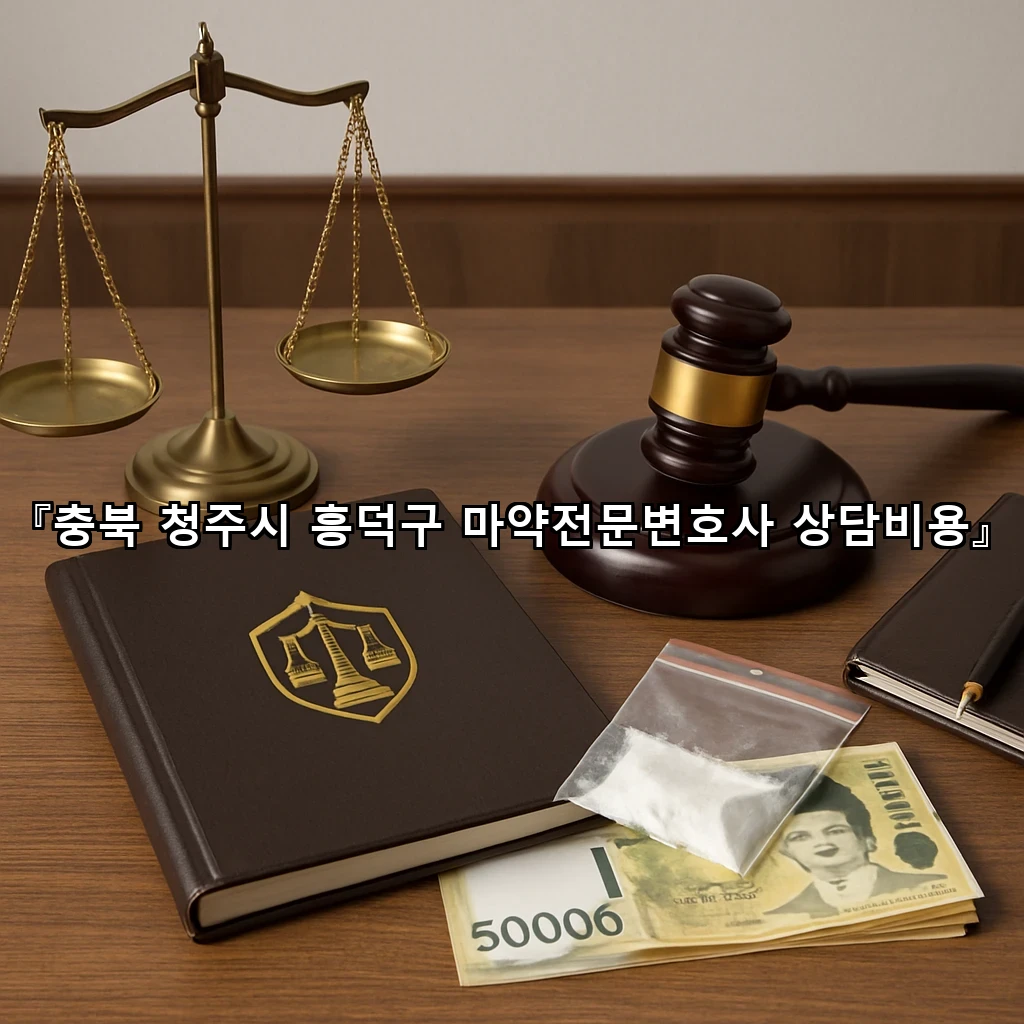 충북 청주시 흥덕구 마약전문변호사 상담비용